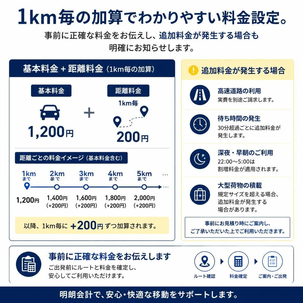 明確な料金体系